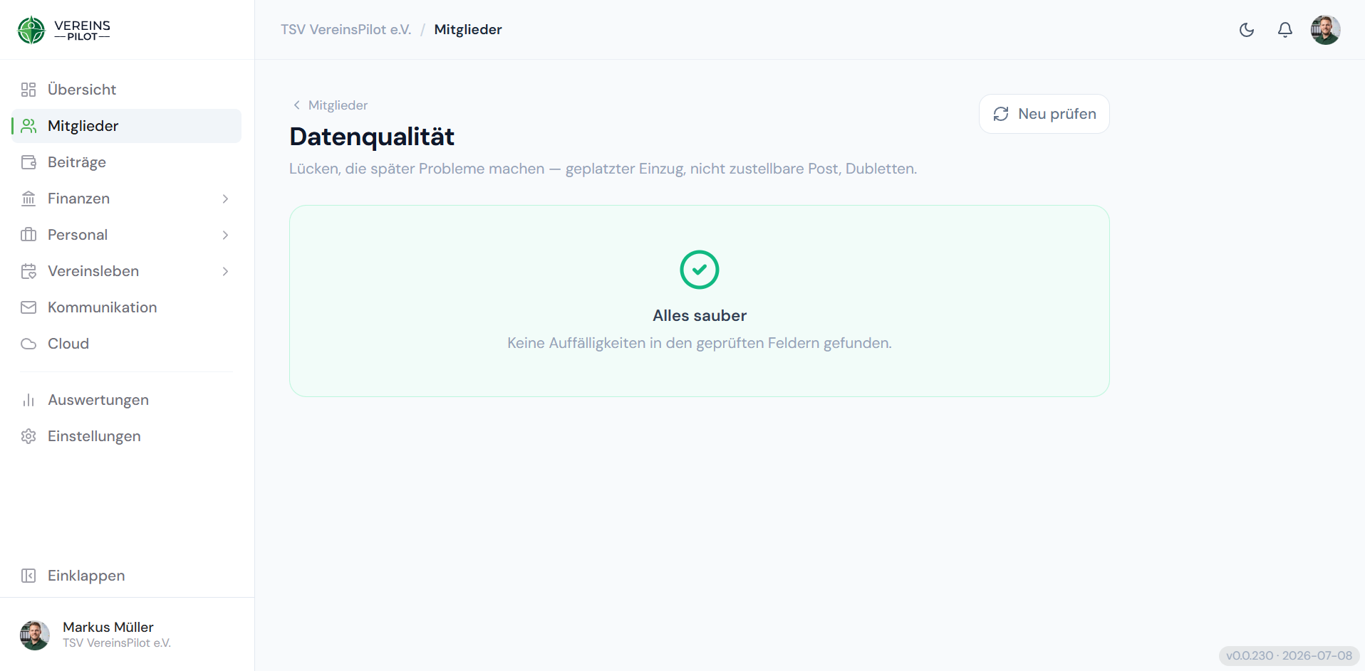 Der Datencheck