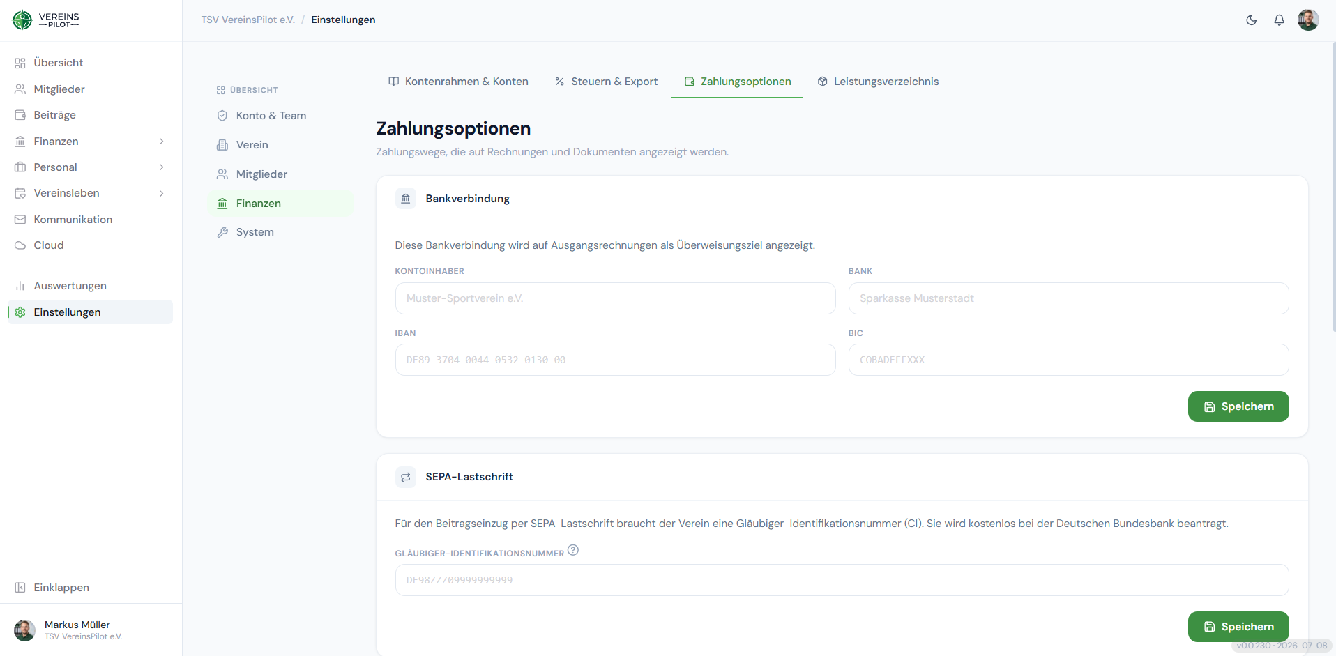 Zahlungsoptionen